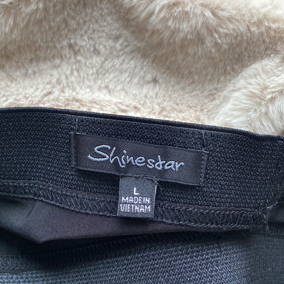 Shinestar Black Leather/ Spandex Leggings w/ Zippers - Picture 8 of 8